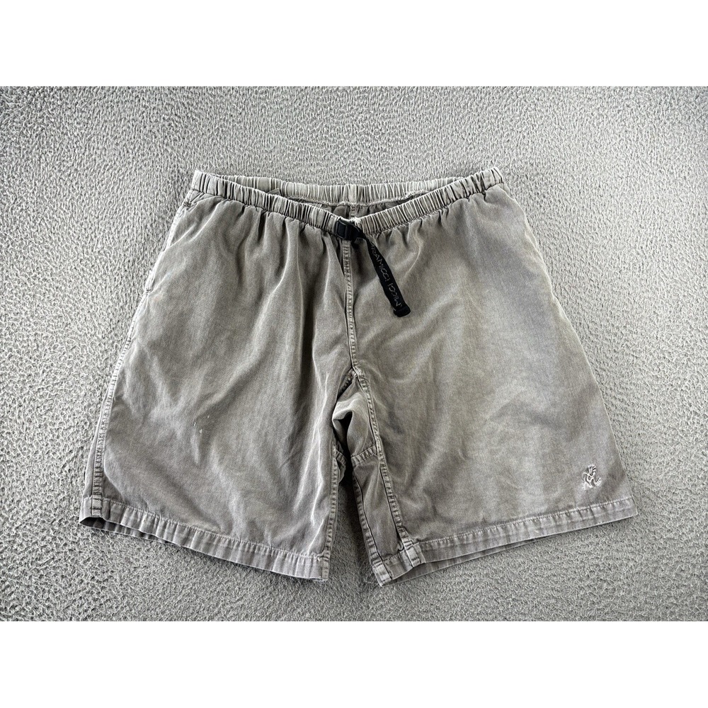 Vintage Gramicci Shorts Mens Large Chino Belted 10 Inseam Cotton Distressed USA